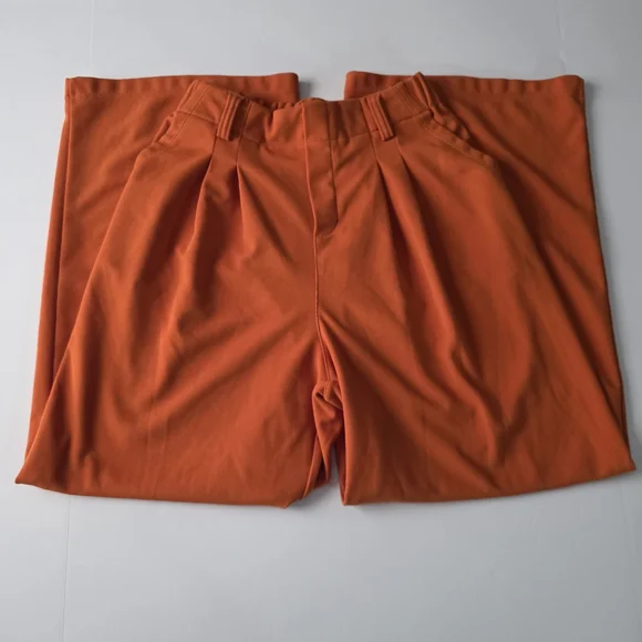 Halara Flex High Waisted Pocket Wide Leg Waffle Work Pants Size Medium Regular - Picture 4 of 15